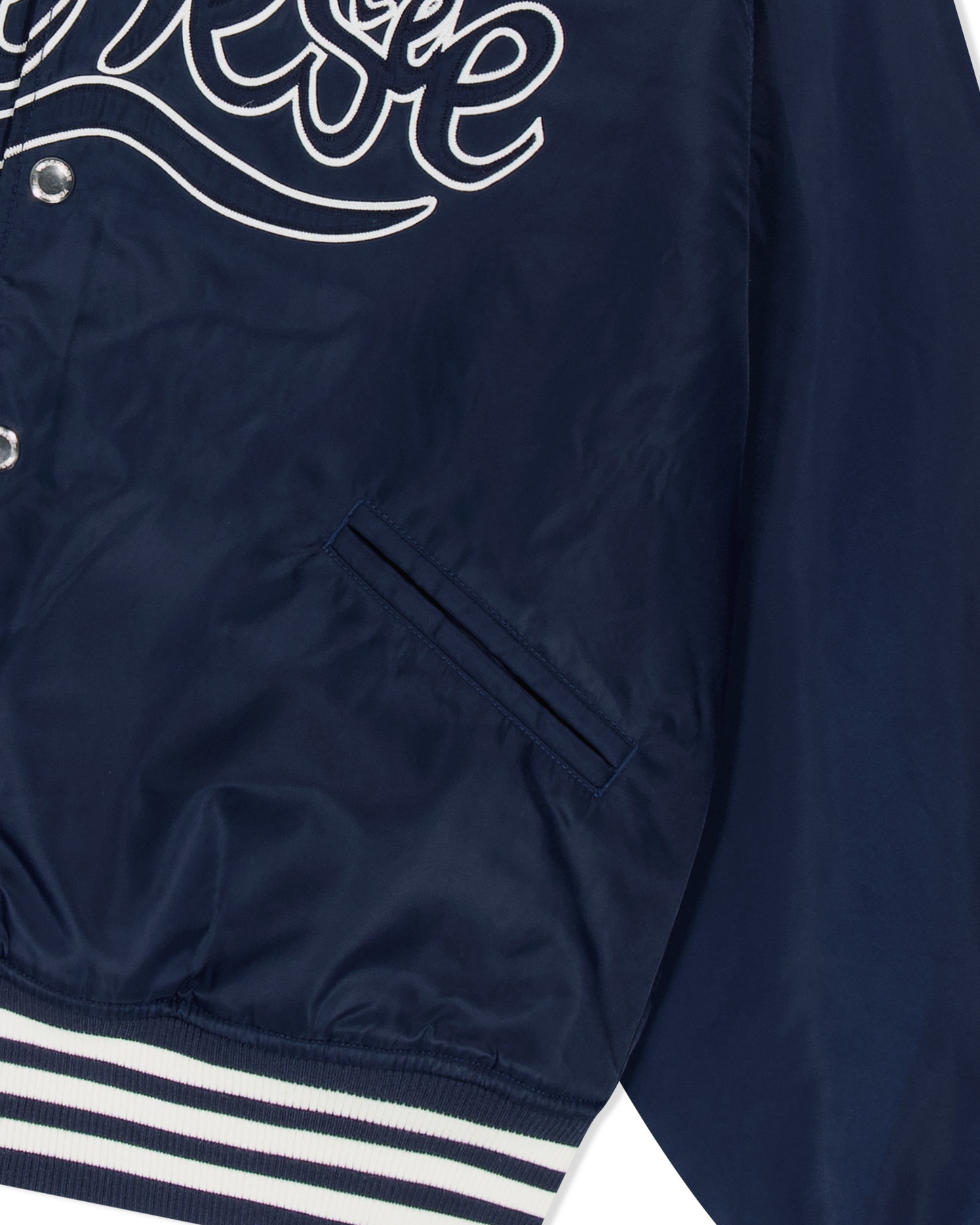 Y.E.S Snail Logo Stadium Jacket