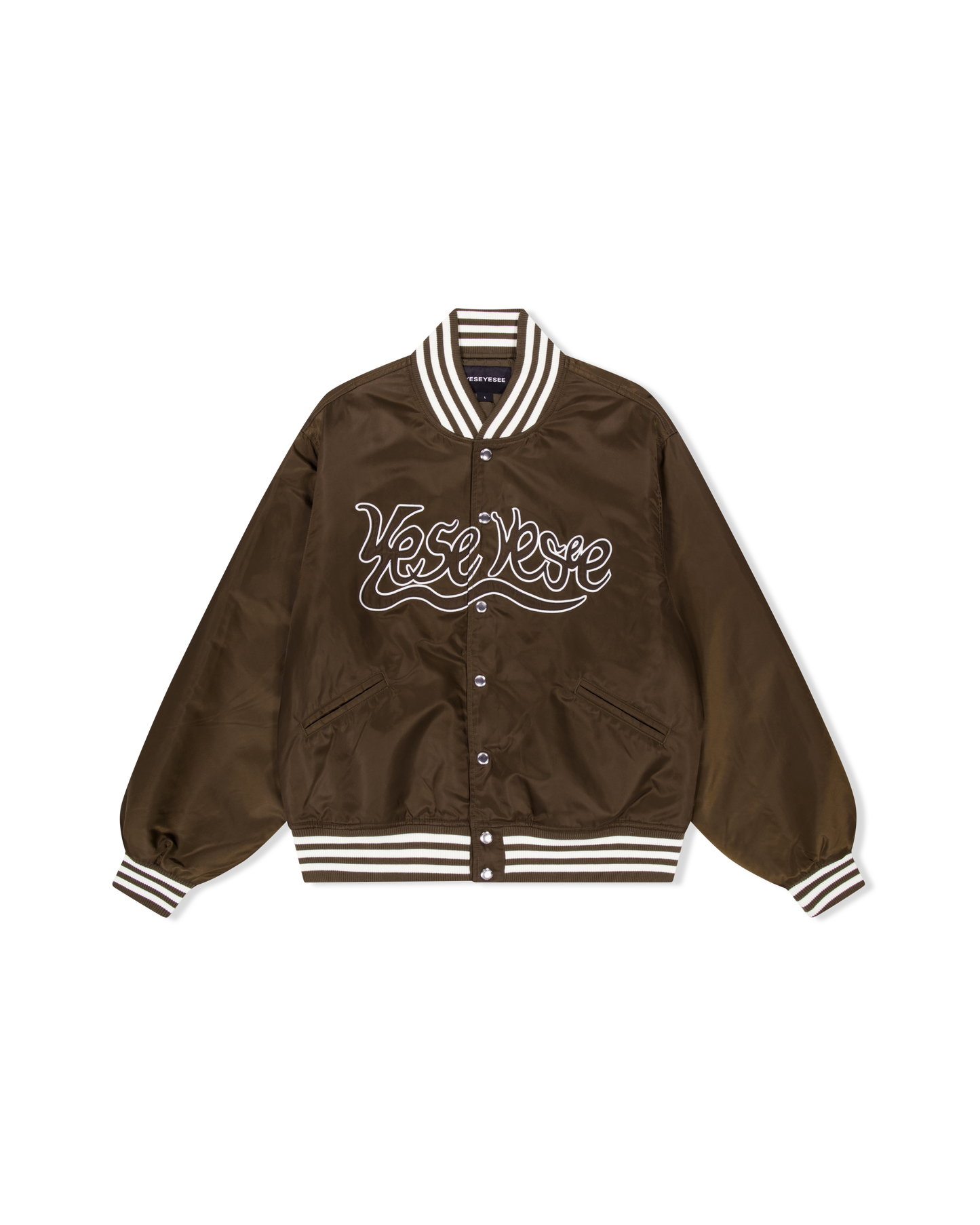 Y.E.S Snail Logo Stadium Jacket