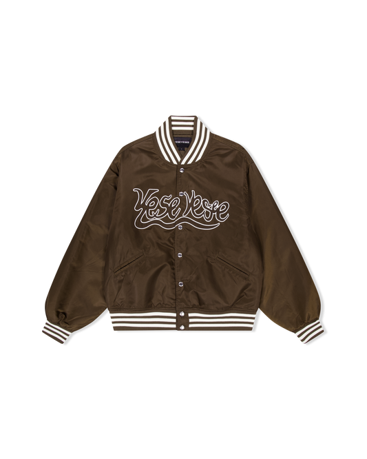 Y.E.S Snail Logo Stadium Jacket
