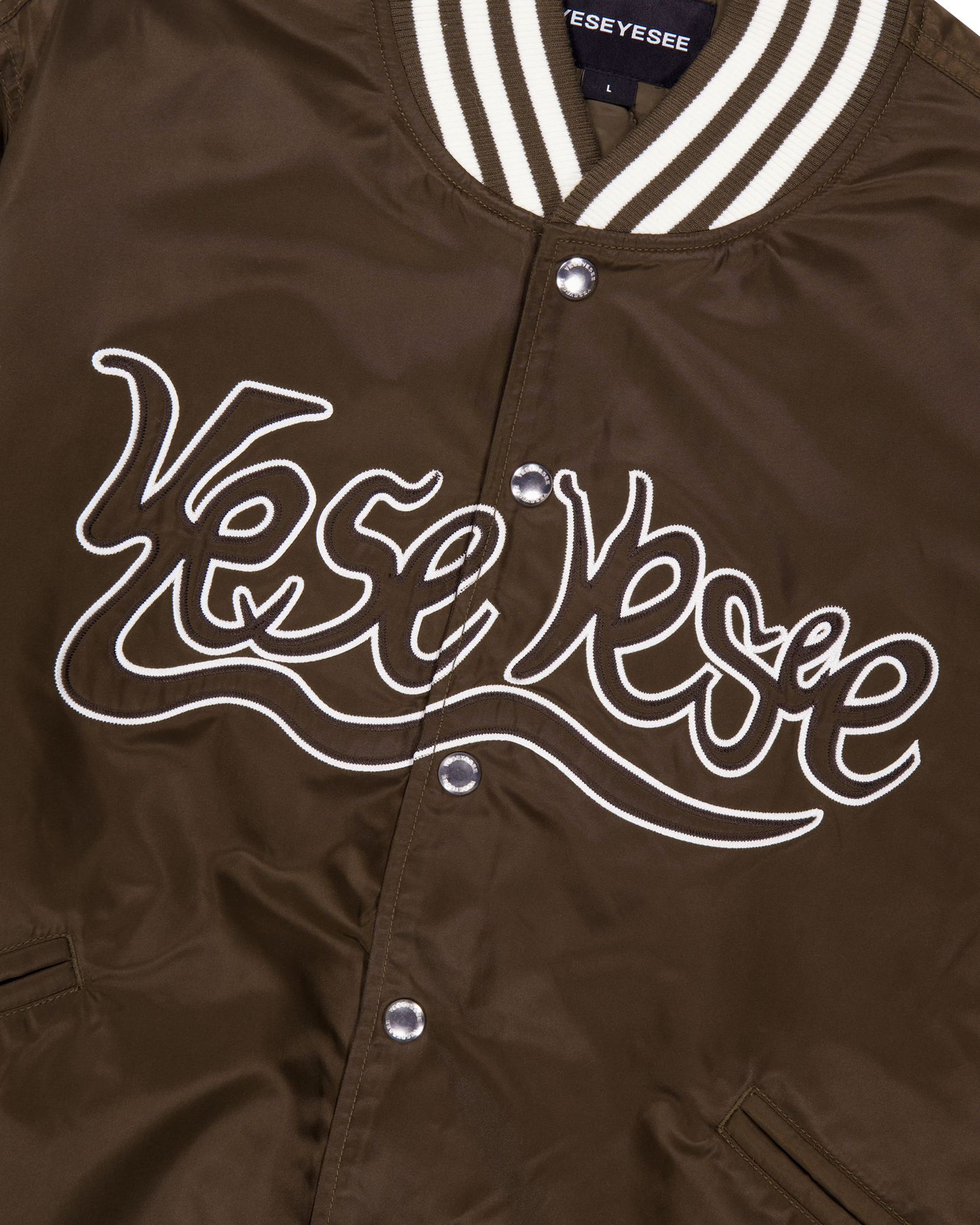 Y.E.S Snail Logo Stadium Jacket