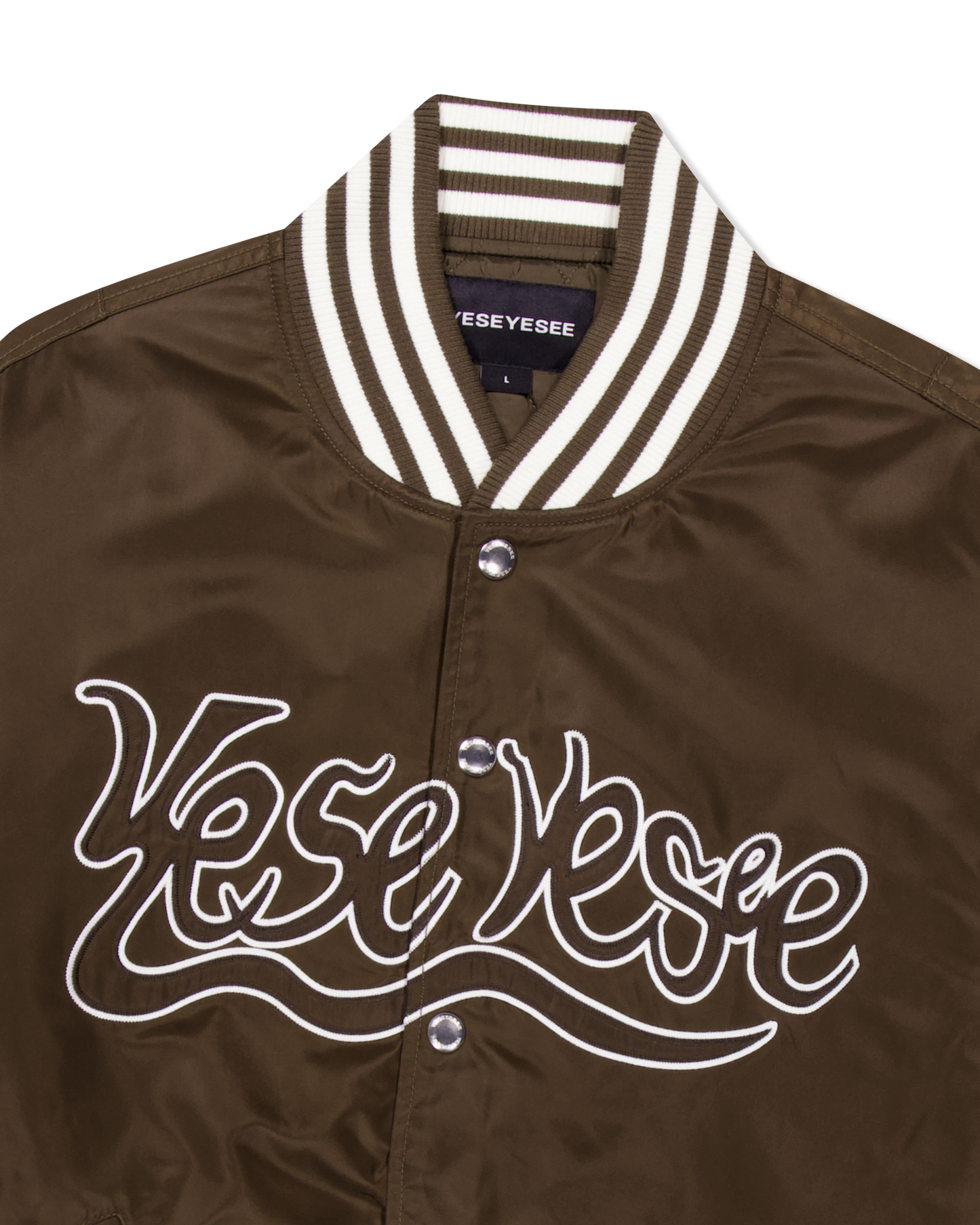 Y.E.S Snail Logo Stadium Jacket