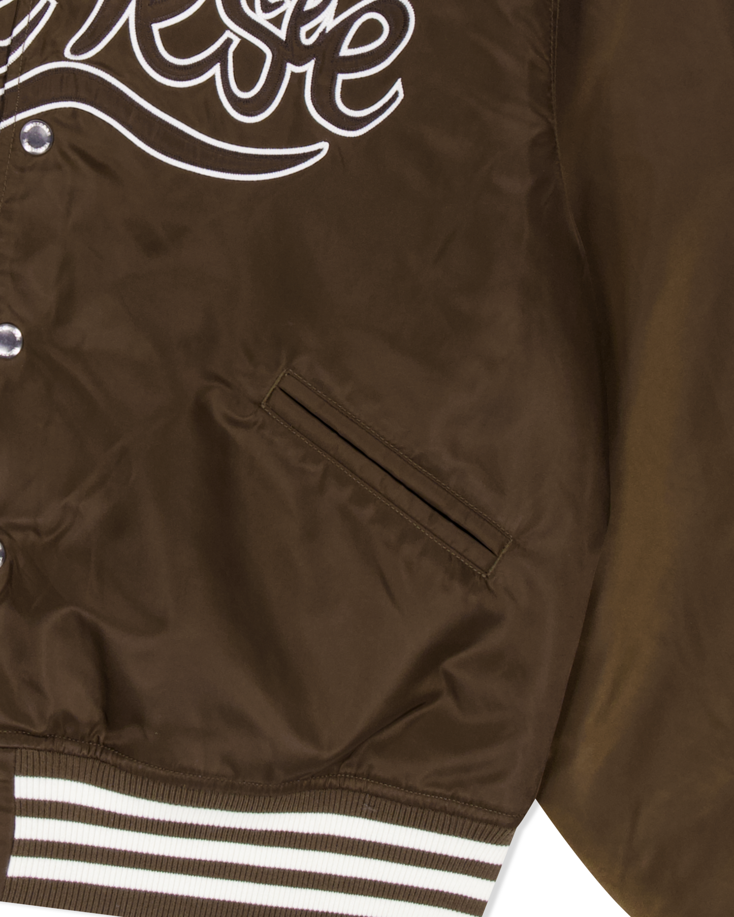 Y.E.S Snail Logo Stadium Jacket
