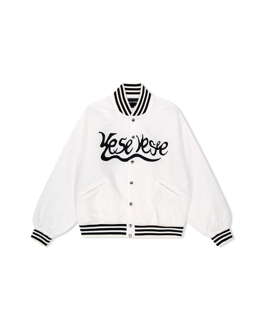 Y.E.S Snail Logo Stadium Jacket