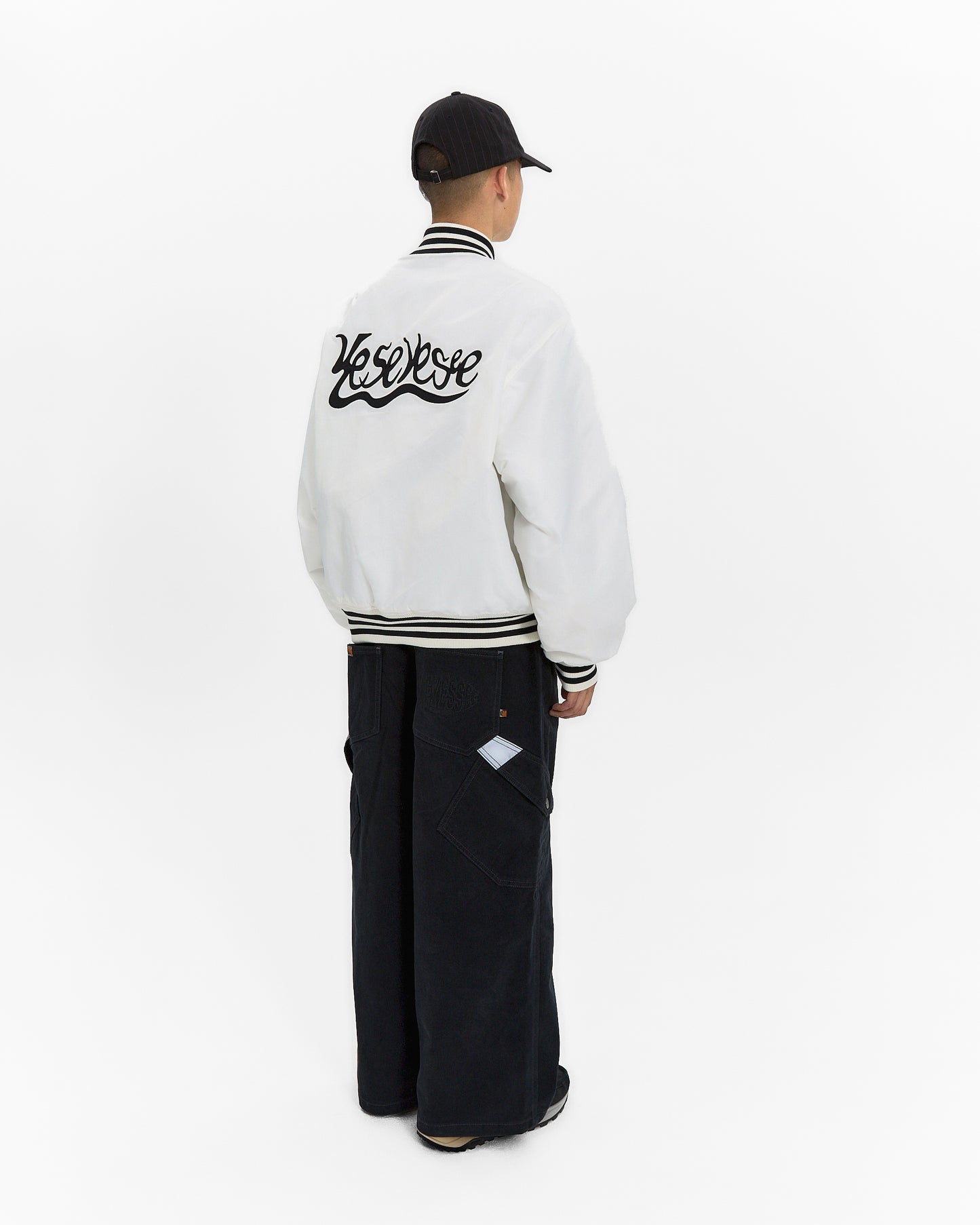 Y.E.S Snail Logo Stadium Jacket