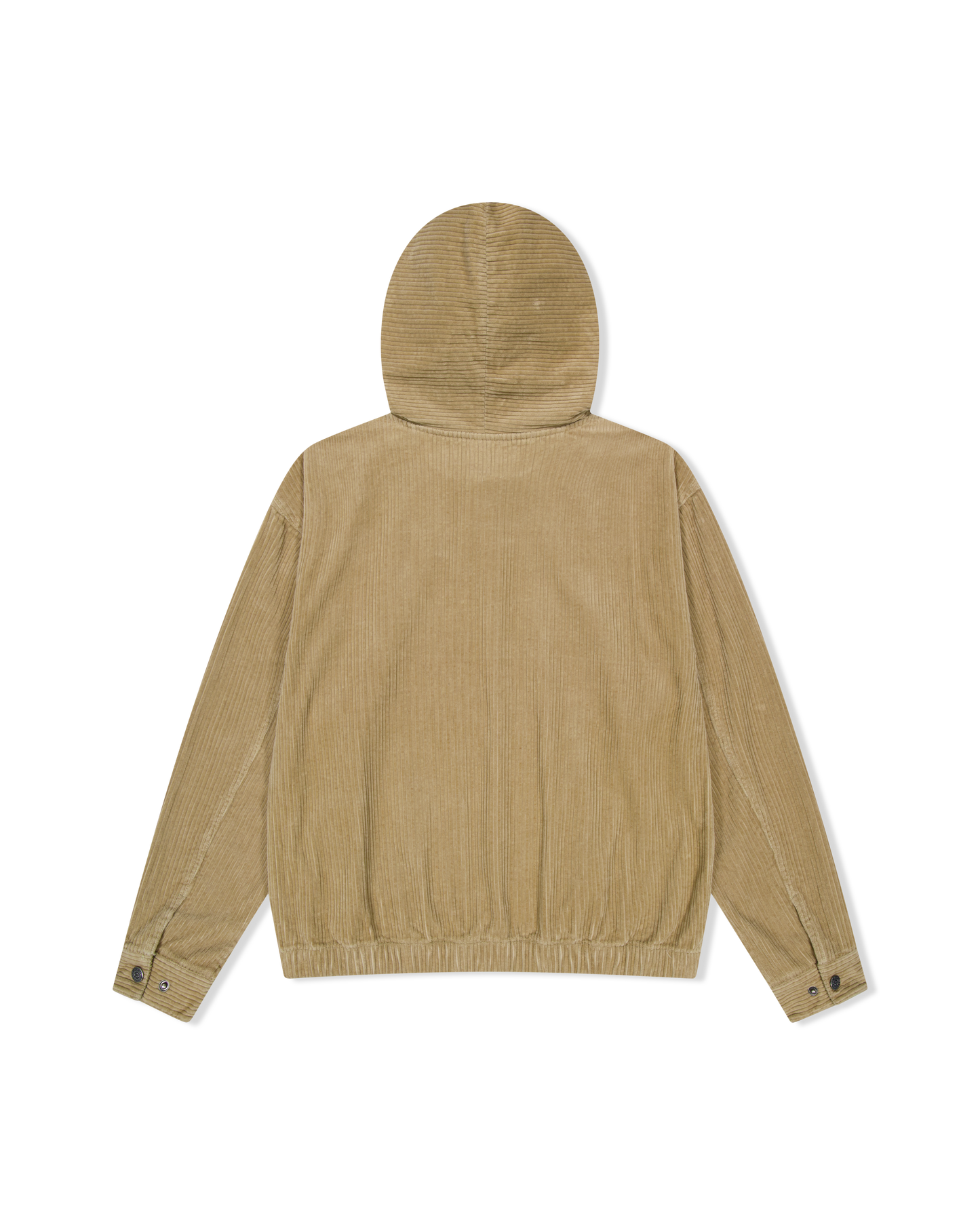 Corduroy Hooded Zip Jacket