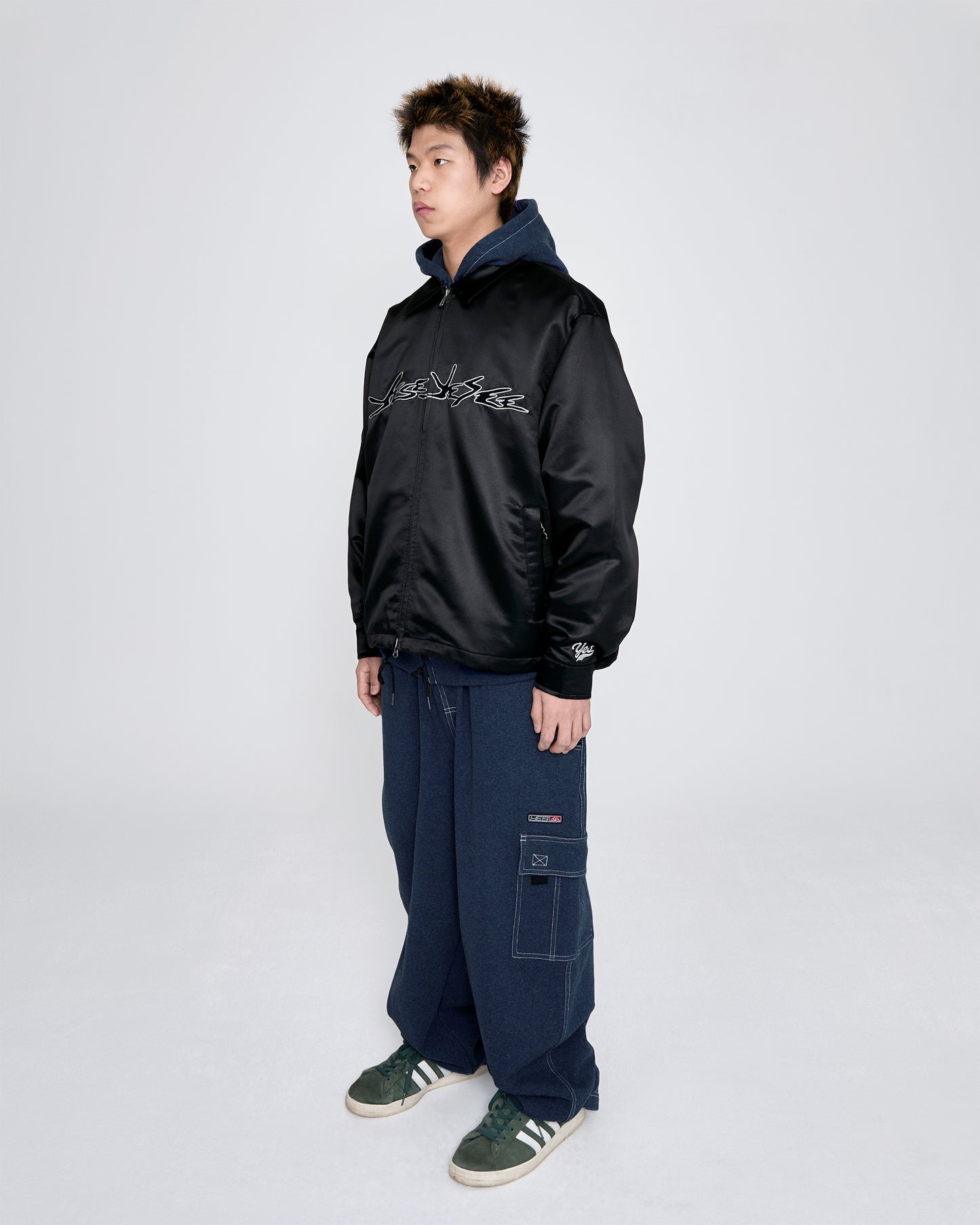 Chain Stitch Logo Coach Jacket
