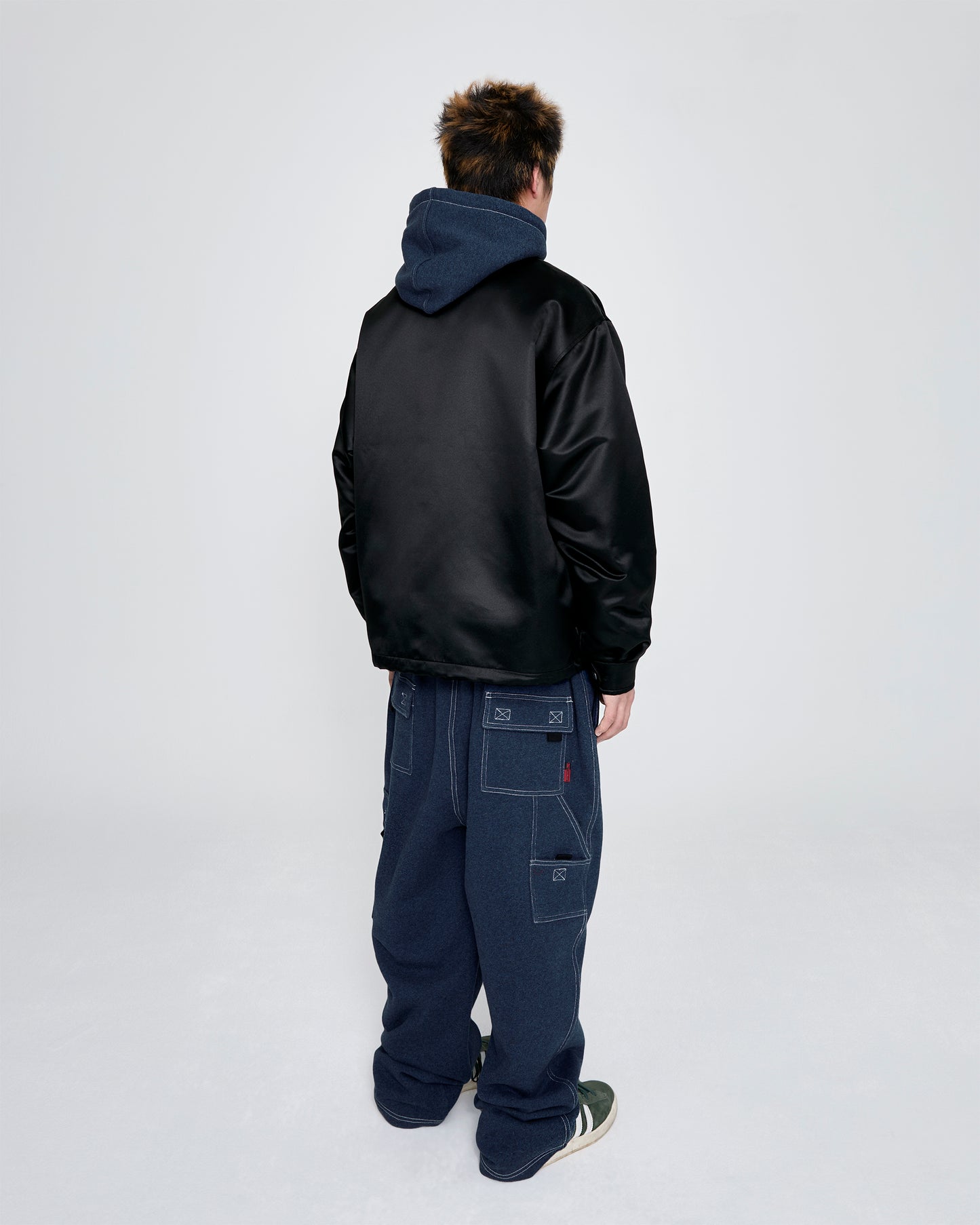 Chain Stitch Logo Coach Jacket