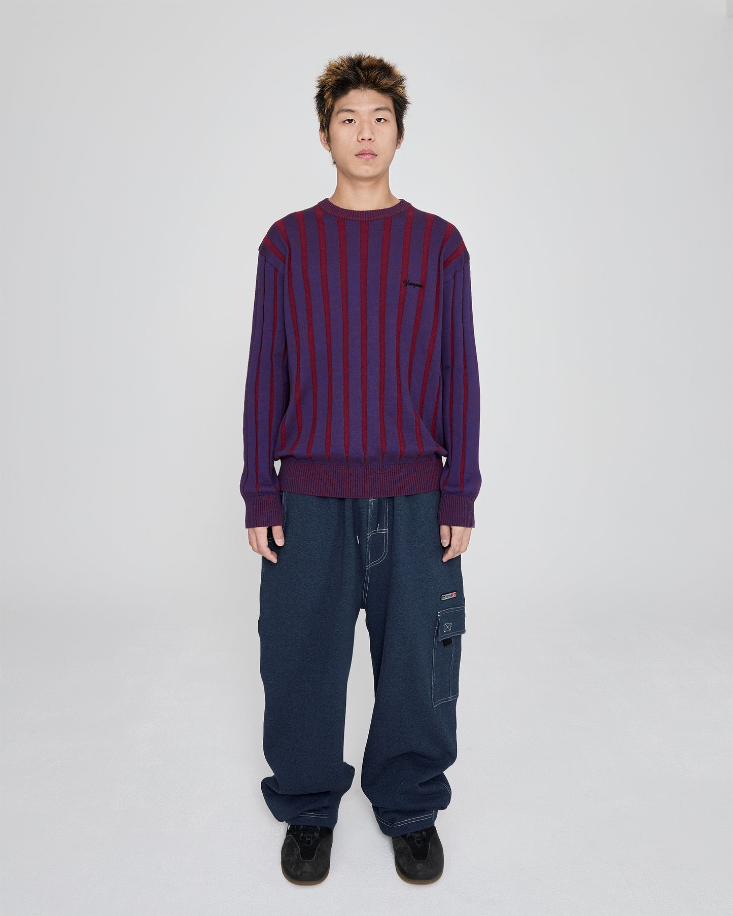 Stipe Knit Pullover