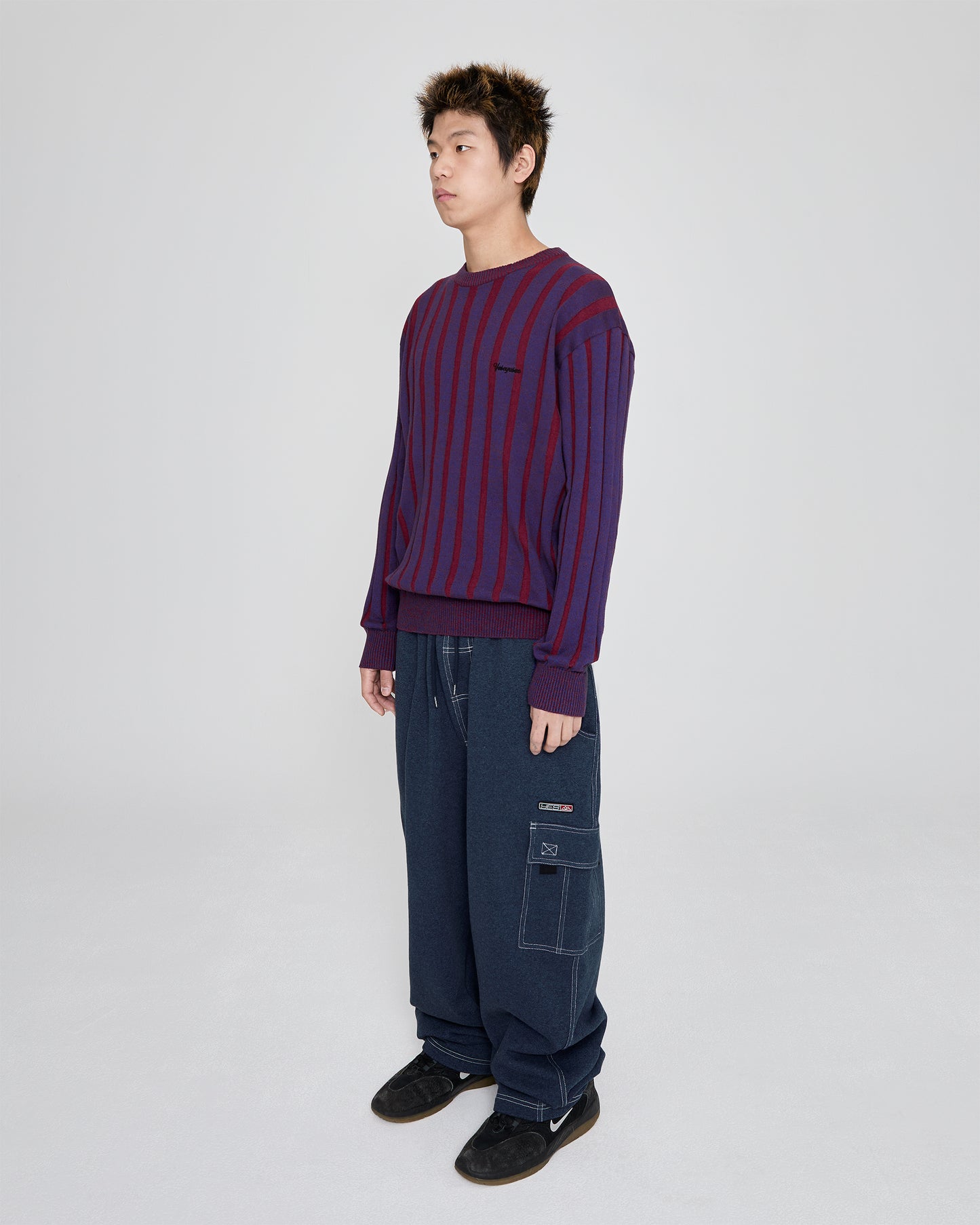 Stipe Knit Pullover