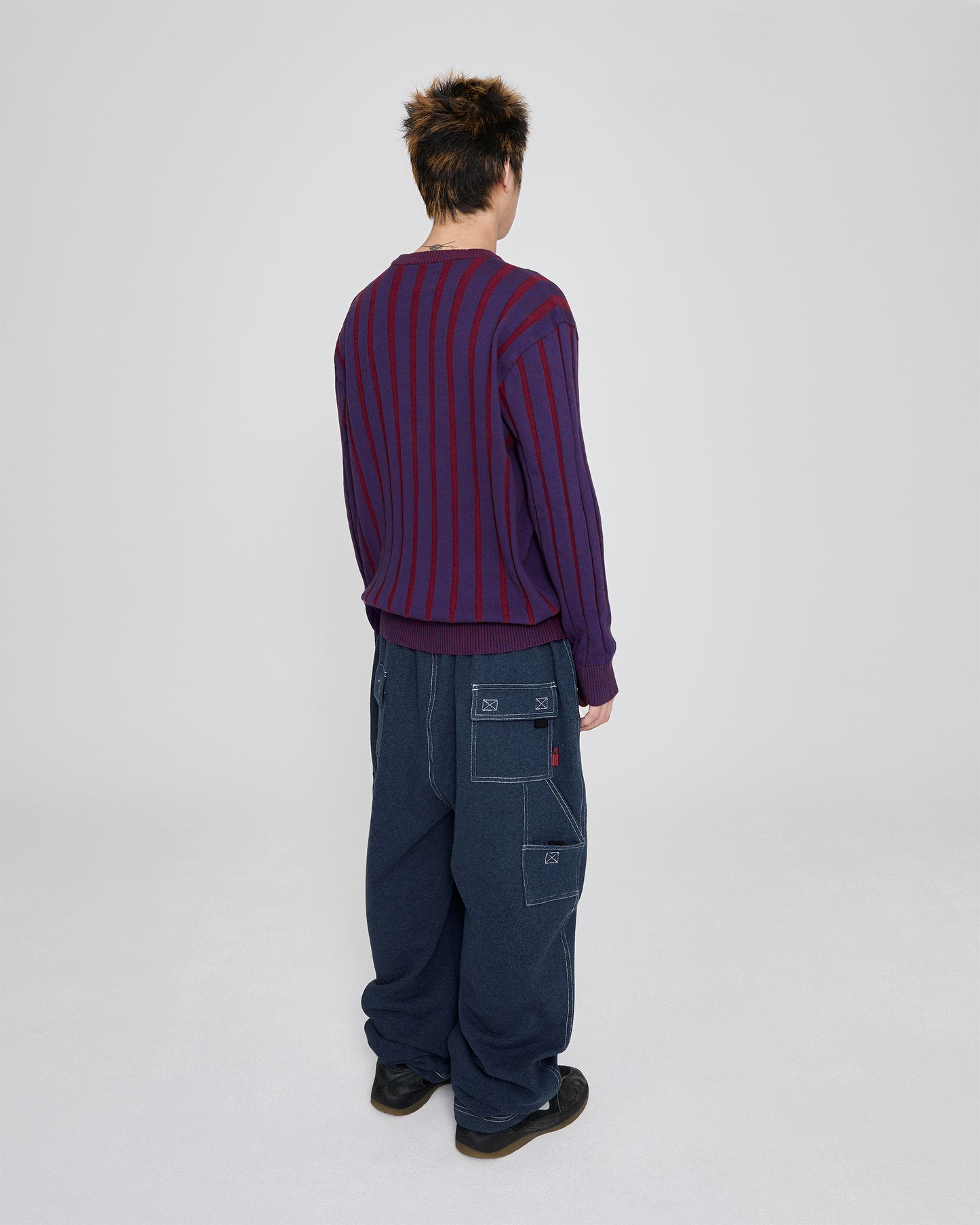 Stipe Knit Pullover