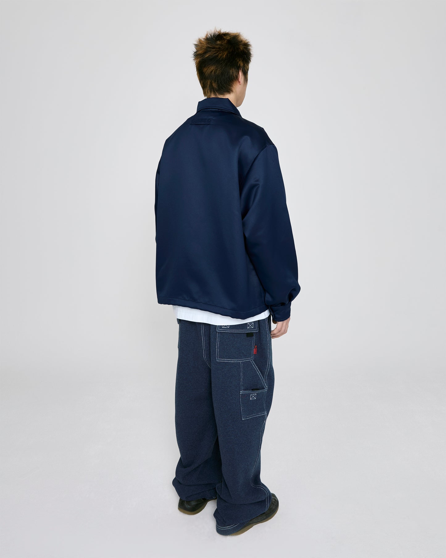Chain Stitch Logo Coach Jacket