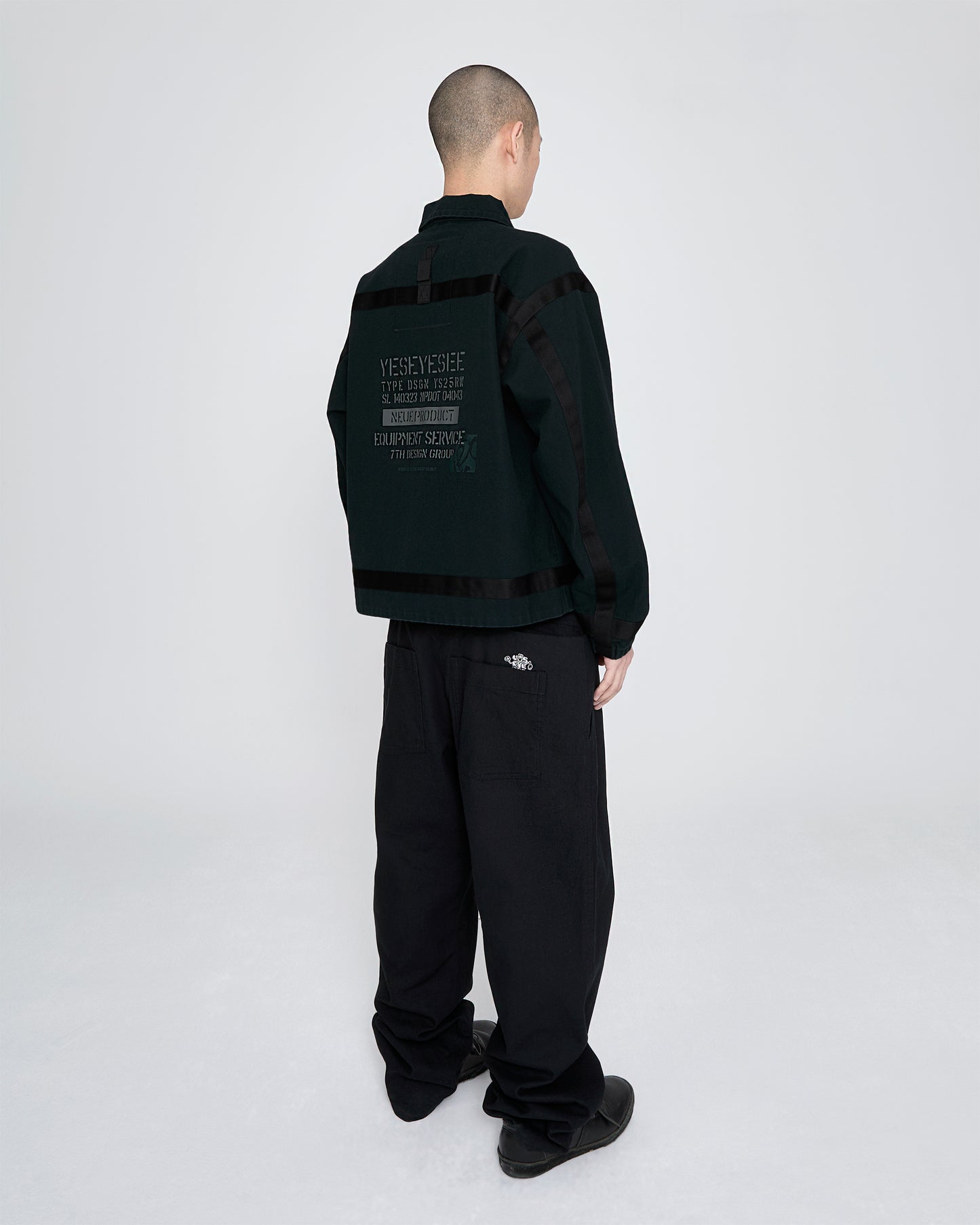 Tape Detail Canvas Jacket