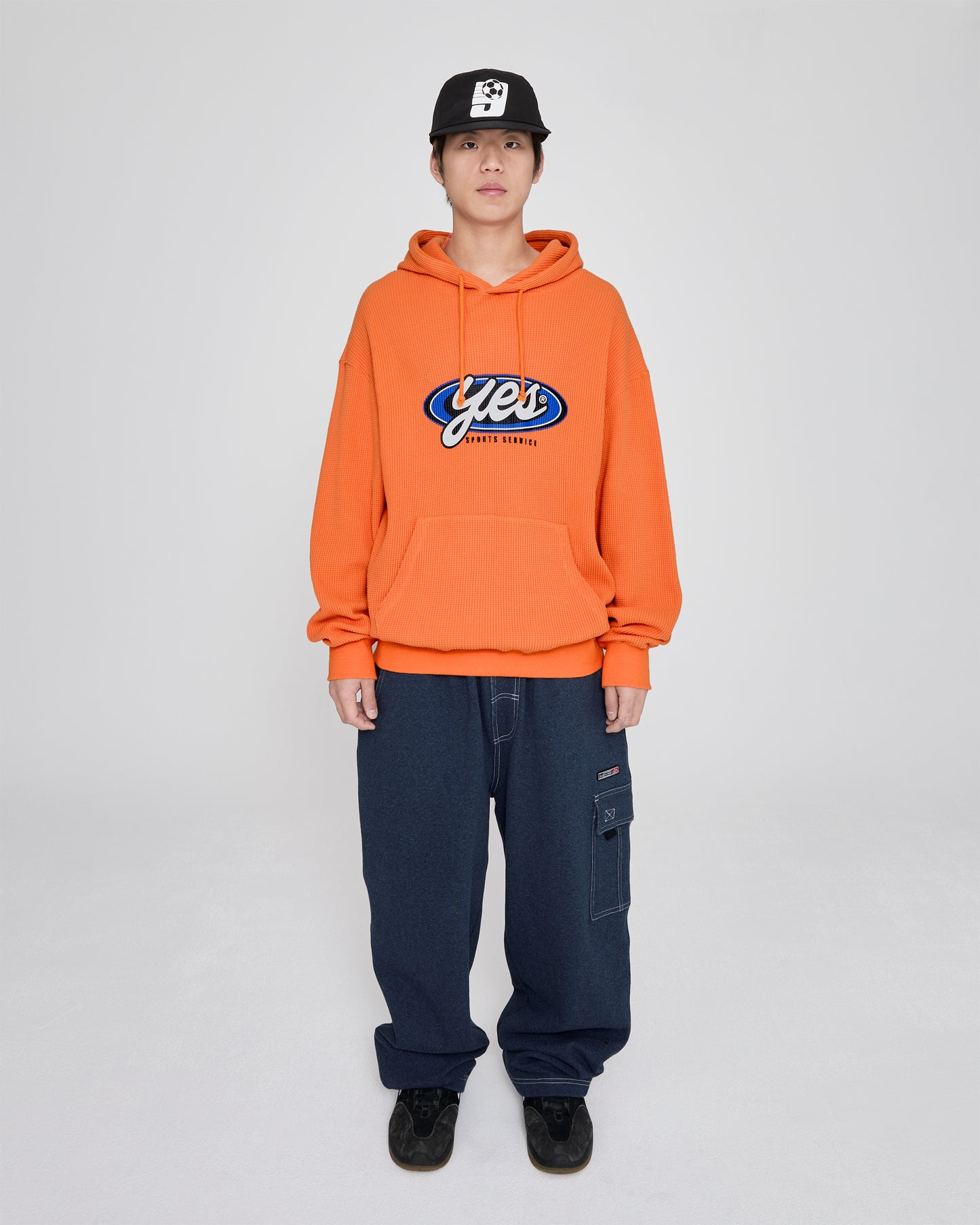 Y.E.S Waffle Hoodie