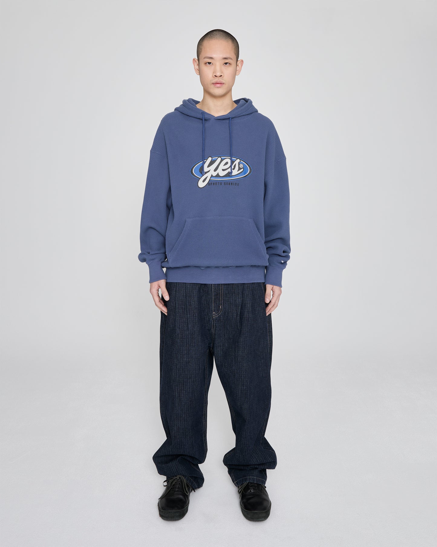 Y.E.S Waffle Hoodie