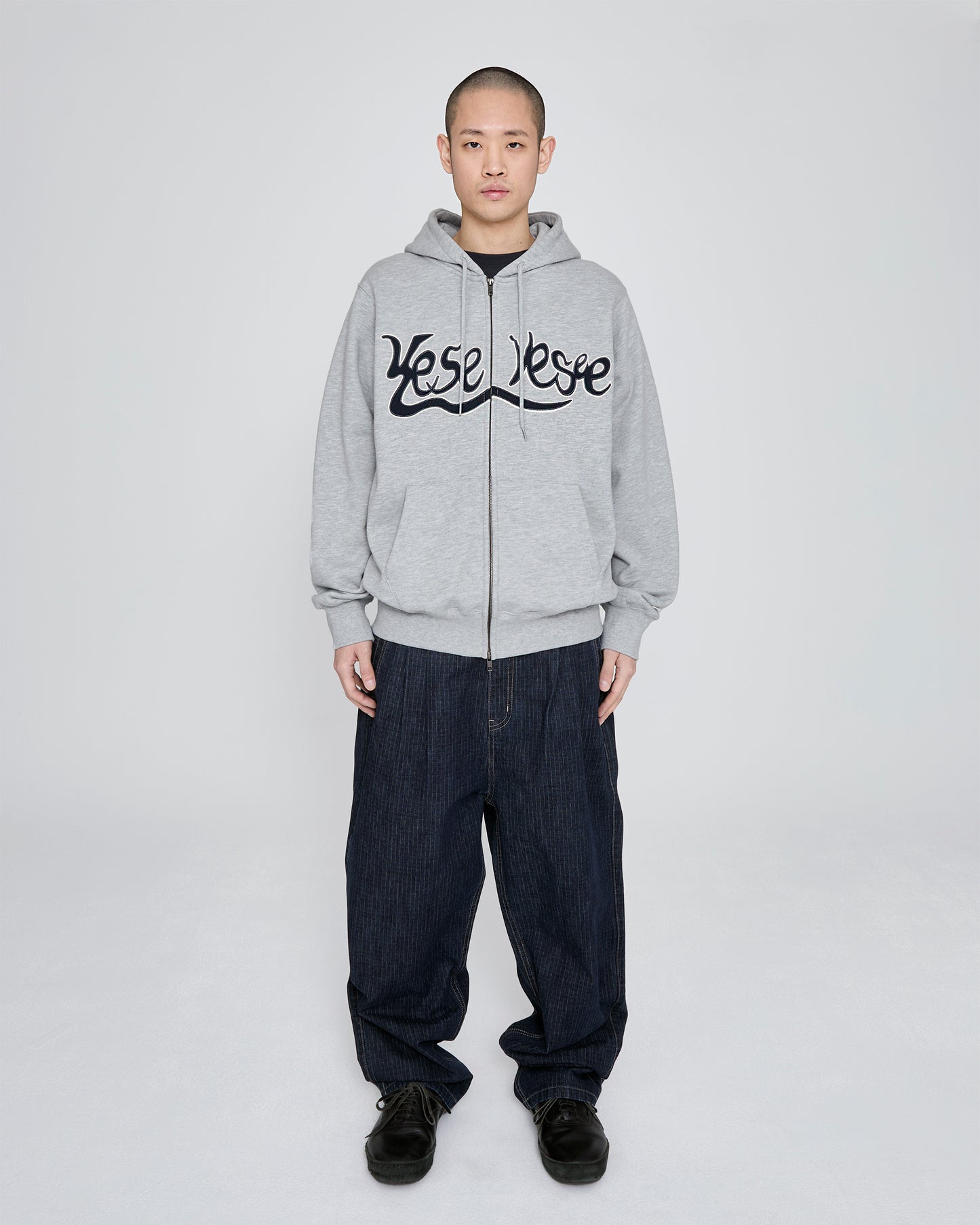 Y.E.S Snail Logo Zip-up Hoodie