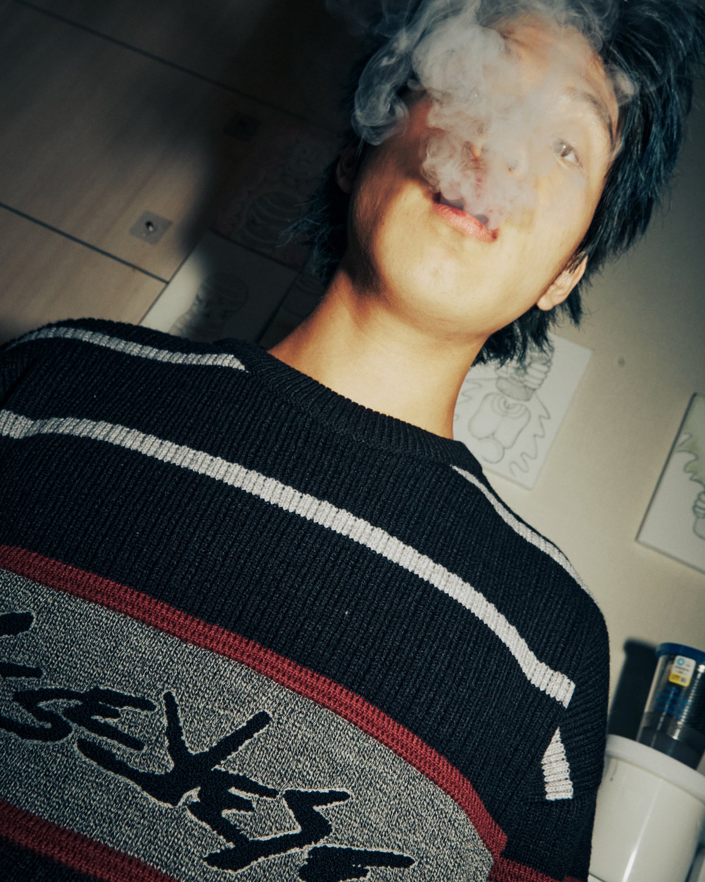 Tenga x Y.E.S Stripe Knit Pullover
