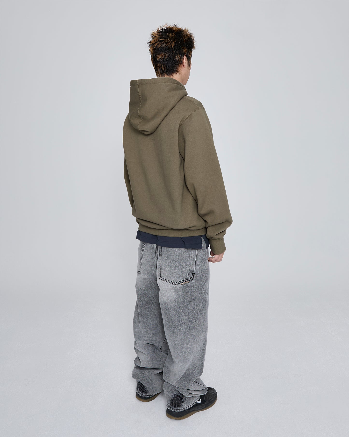 Y.E.S Snail Logo Zip-up Hoodie