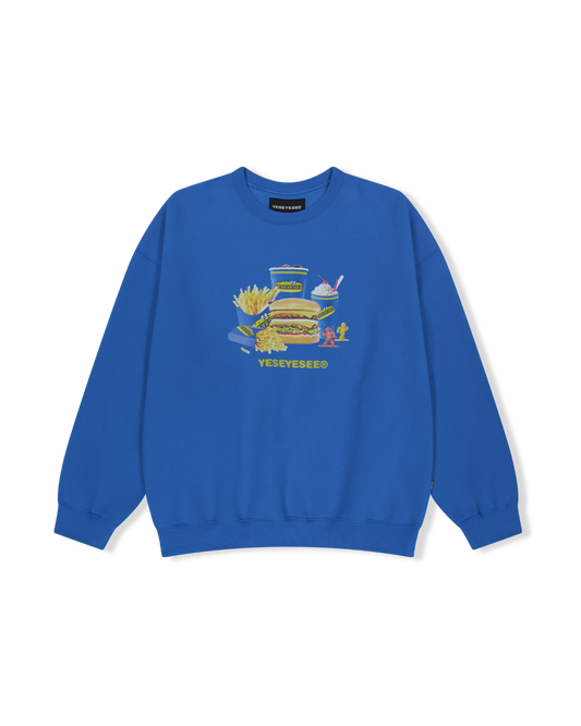 Y.E.S Burger Set Sweatshirt