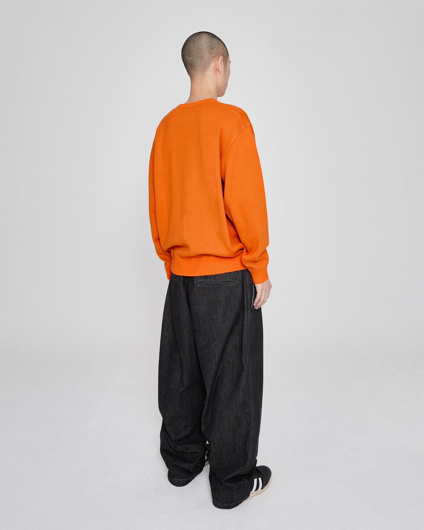 Snail Logo Long Sleeve Knit Pullover