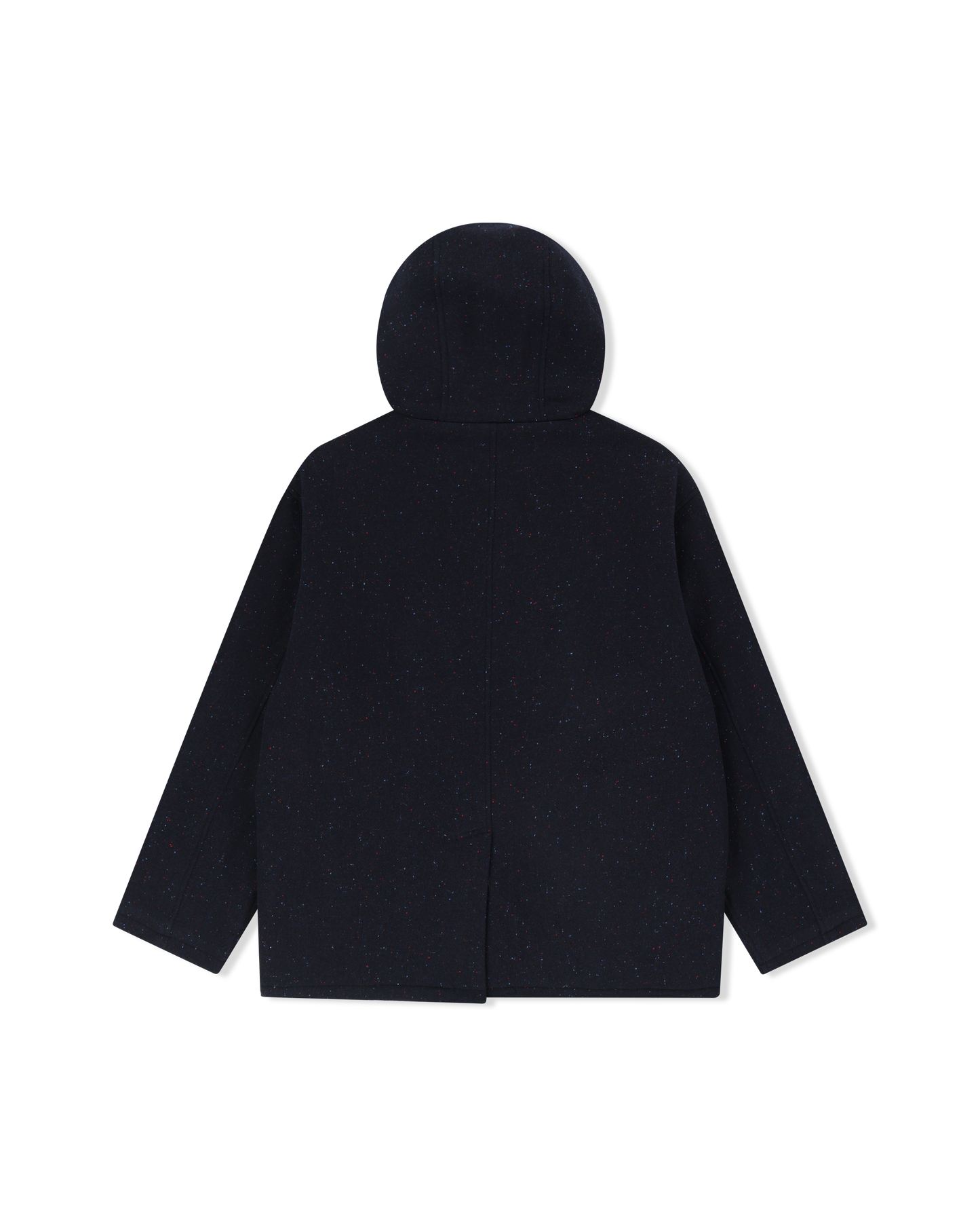 Hooded Wool Zip Coat
