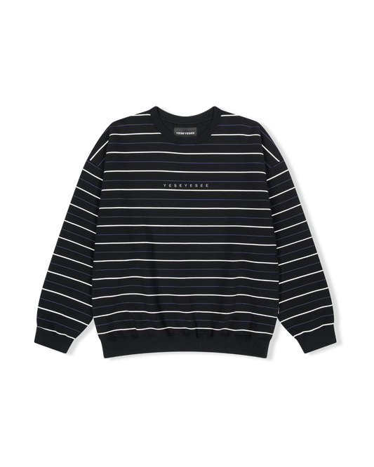 Y.E.S Thin Stripe Sweatshirt