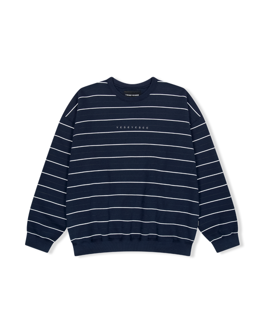 Y.E.S Thin Stripe Sweatshirt