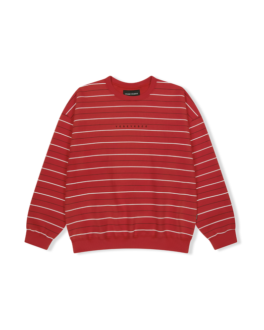 Y.E.S Thin Stripe Sweatshirt