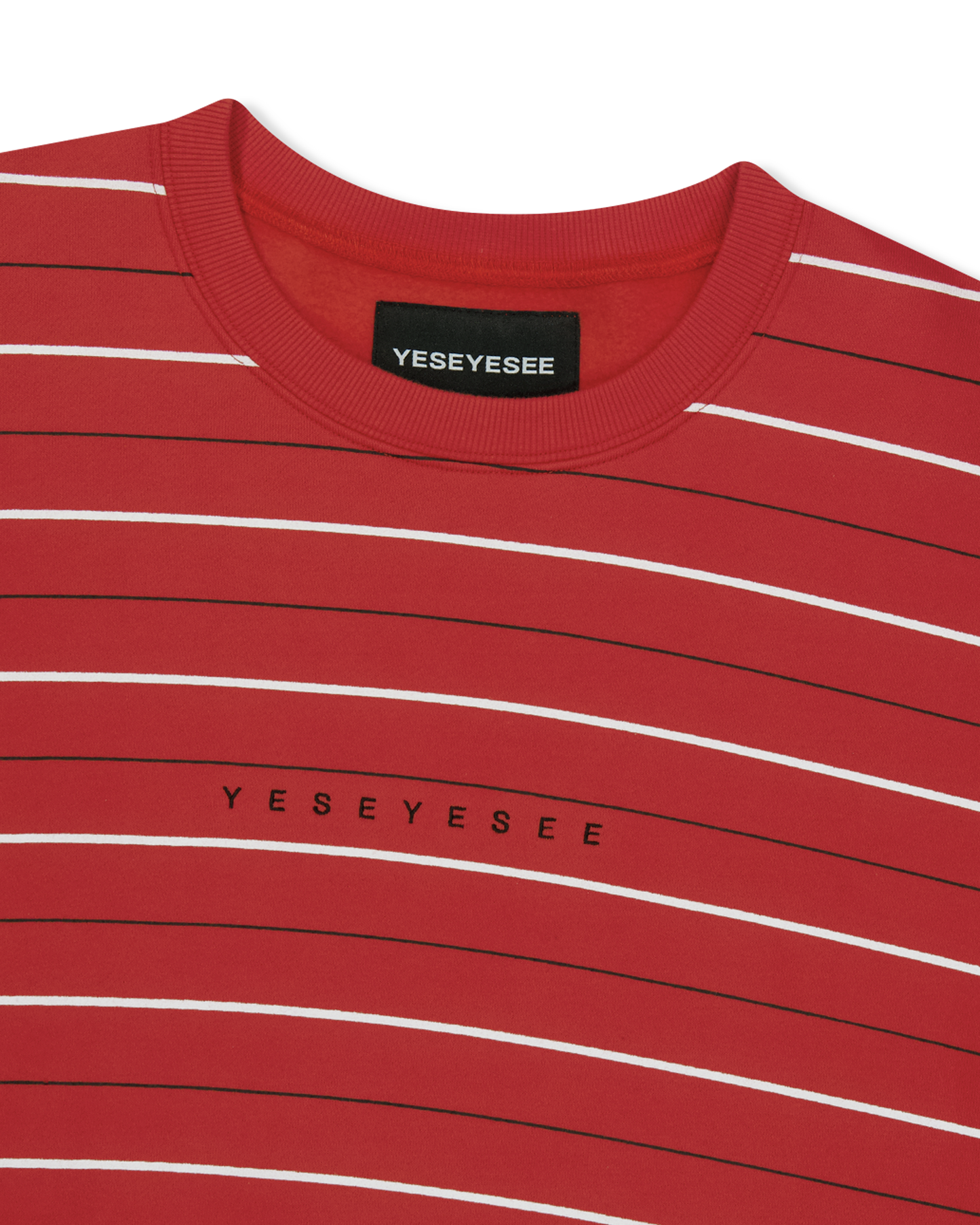 Y.E.S Thin Stripe Sweatshirt