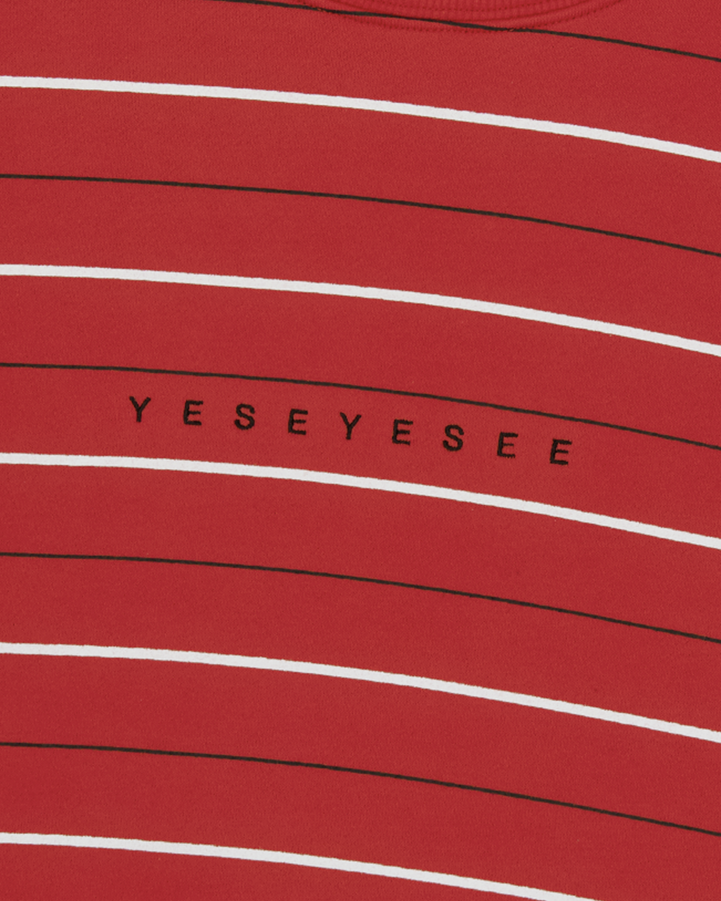 Y.E.S Thin Stripe Sweatshirt