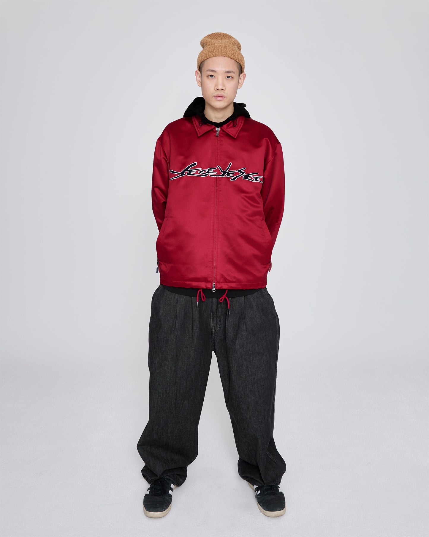 Chain Stitch Logo Coach Jacket