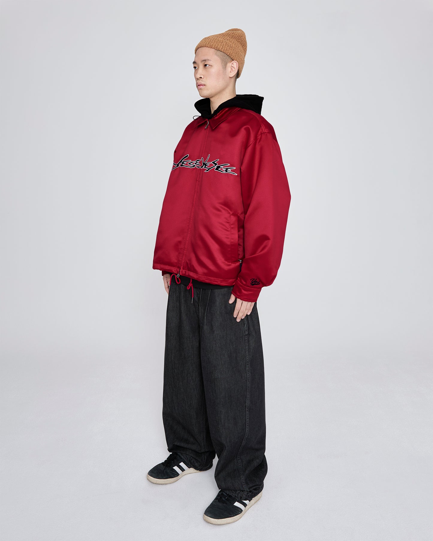 Chain Stitch Logo Coach Jacket