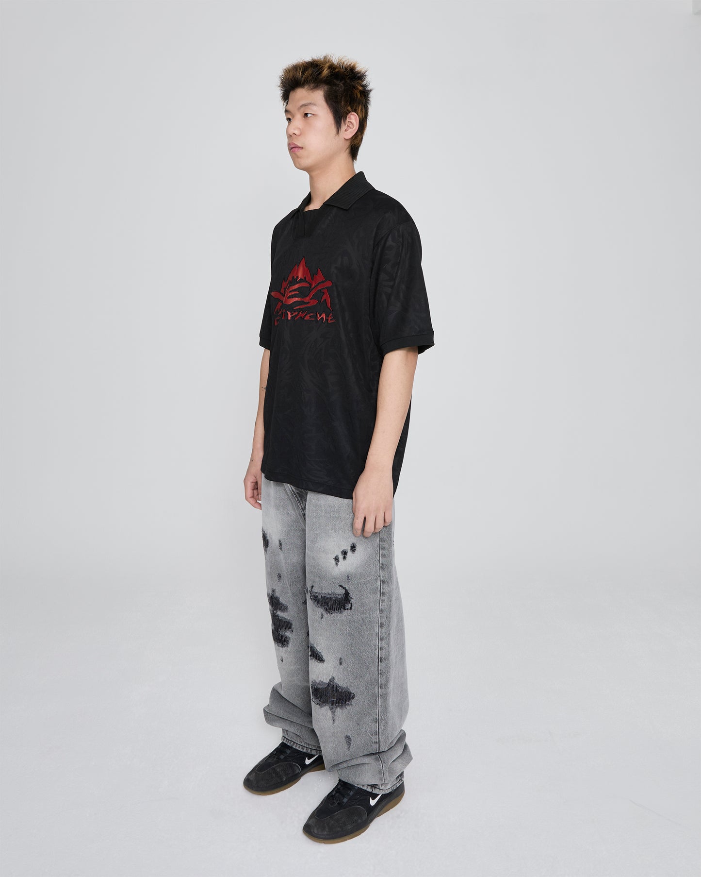 Y.E.S Jacquard Football Tee