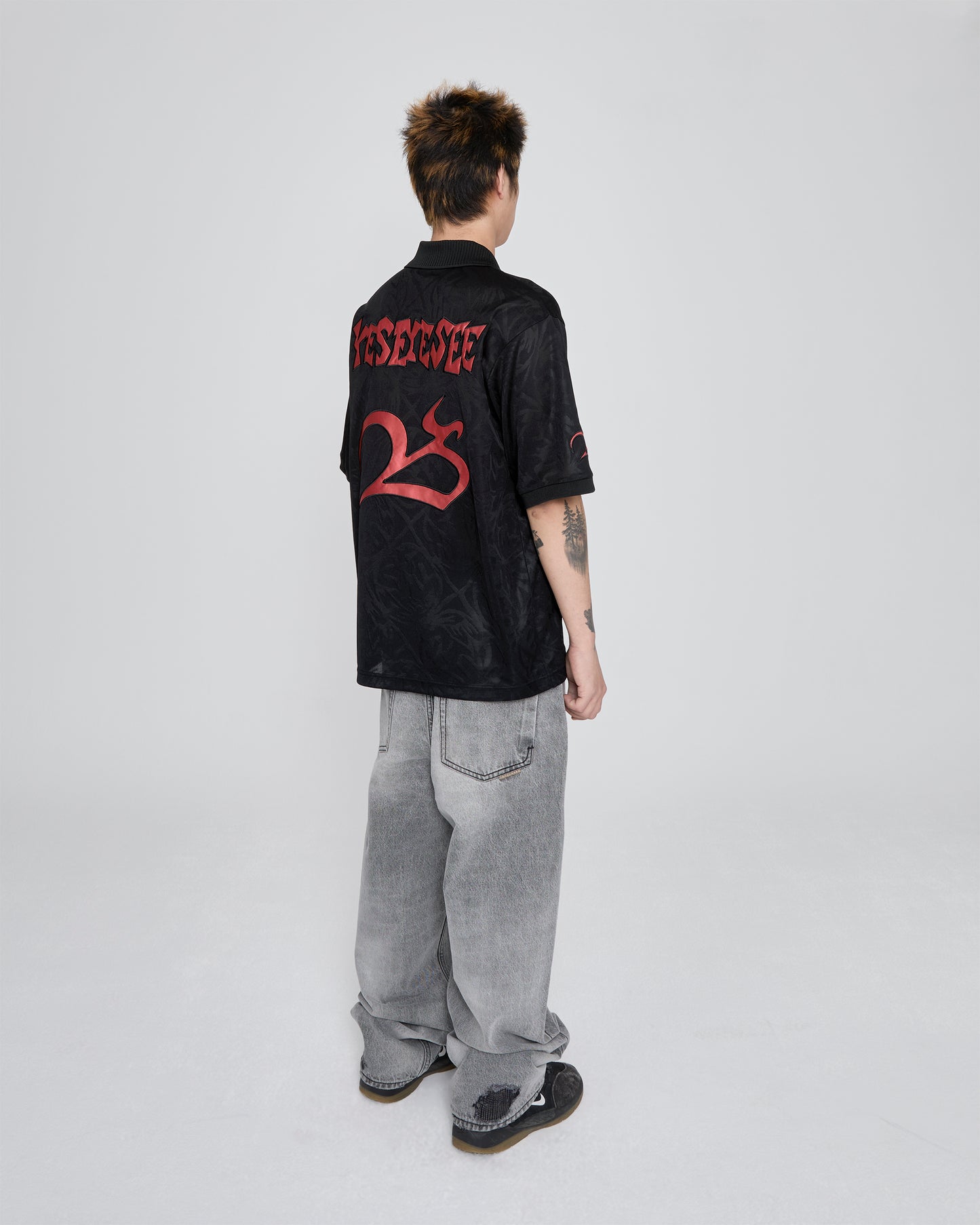 Y.E.S Jacquard Football Tee