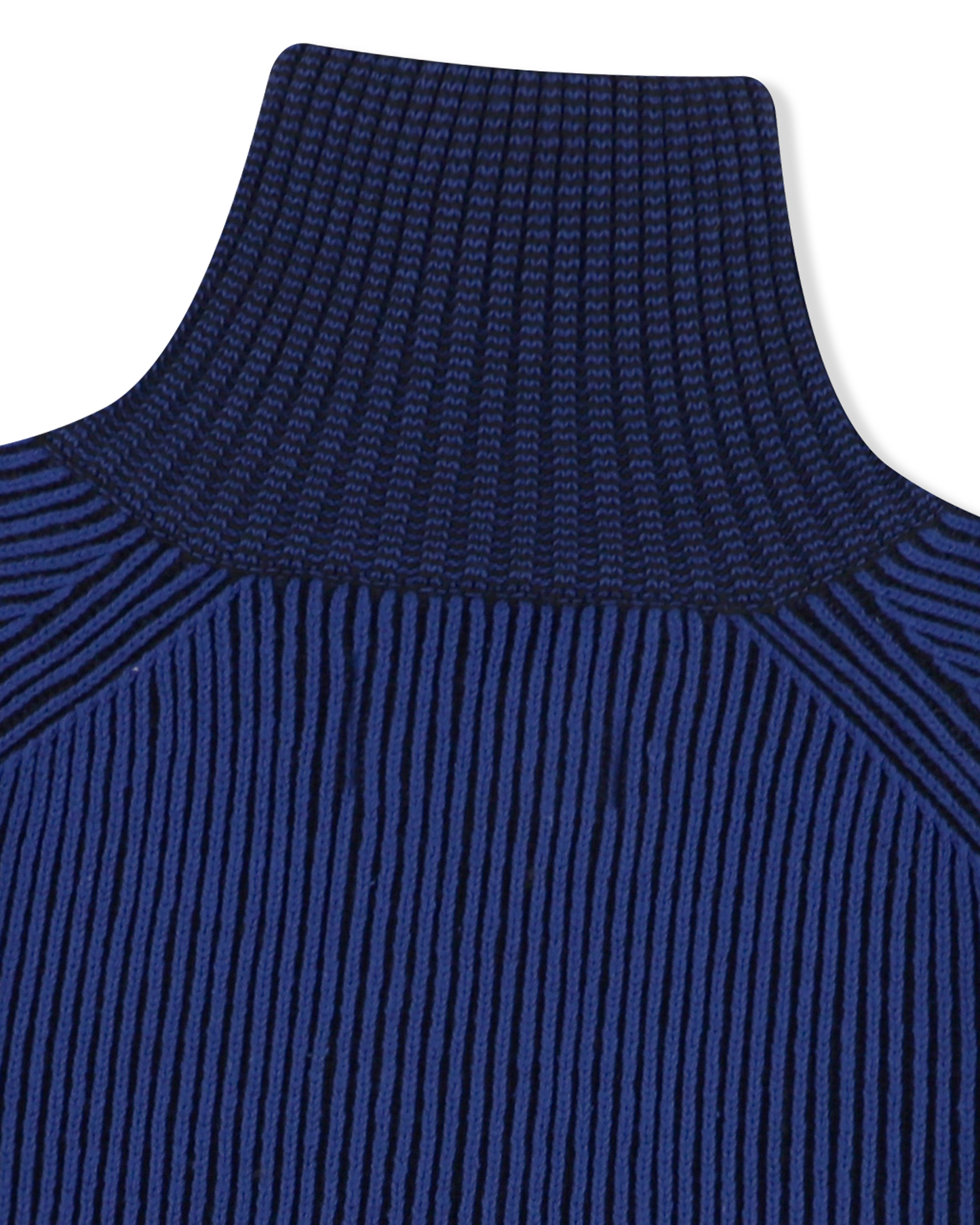 Rib Knit Half Zip up