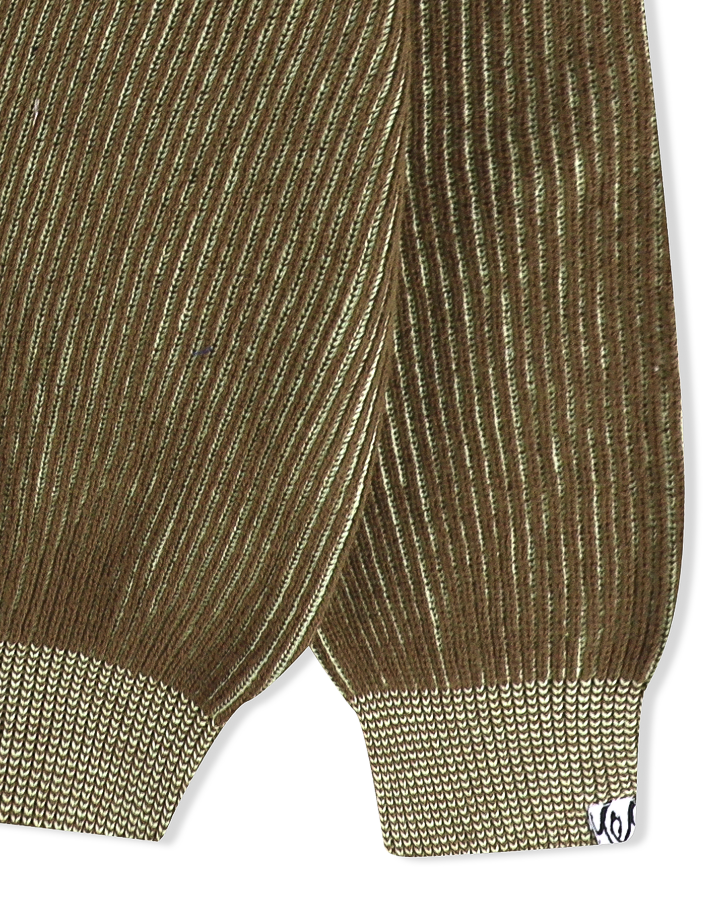 Rib Knit Half Zip up
