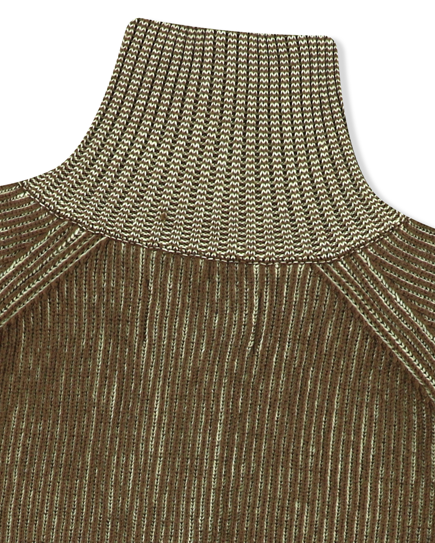 Rib Knit Half Zip up