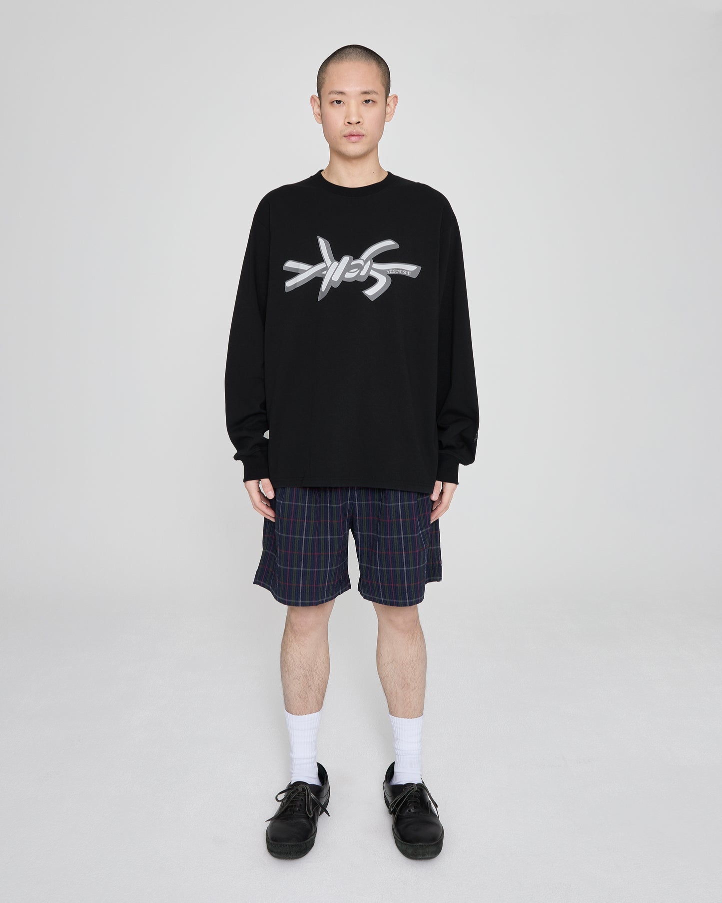 Y.E.S Wire Logo L/S