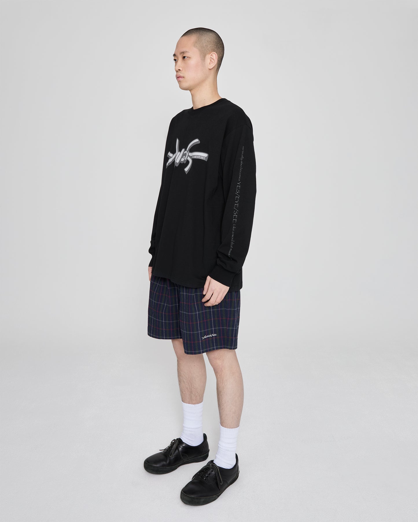 Y.E.S Wire Logo L/S