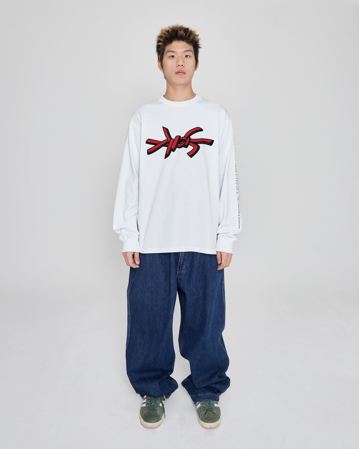 Y.E.S Wire Logo L/S