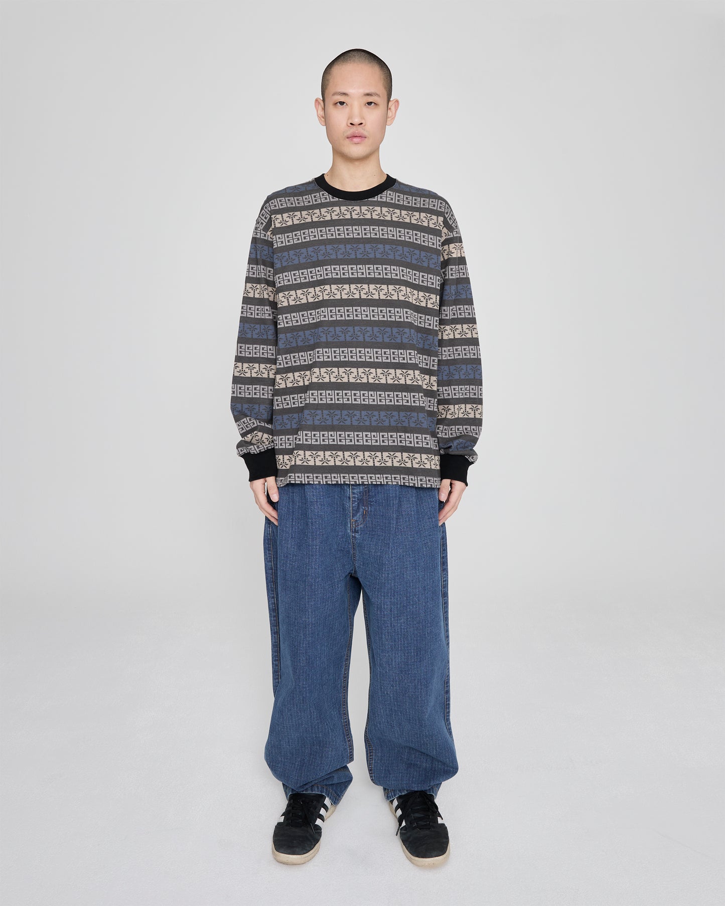 Y.E.S Palm Jacquard L/S