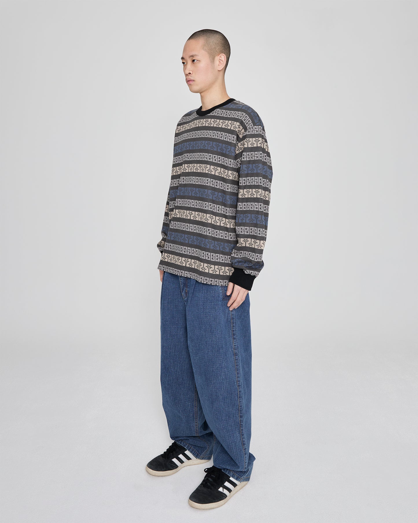 Y.E.S Palm Jacquard L/S