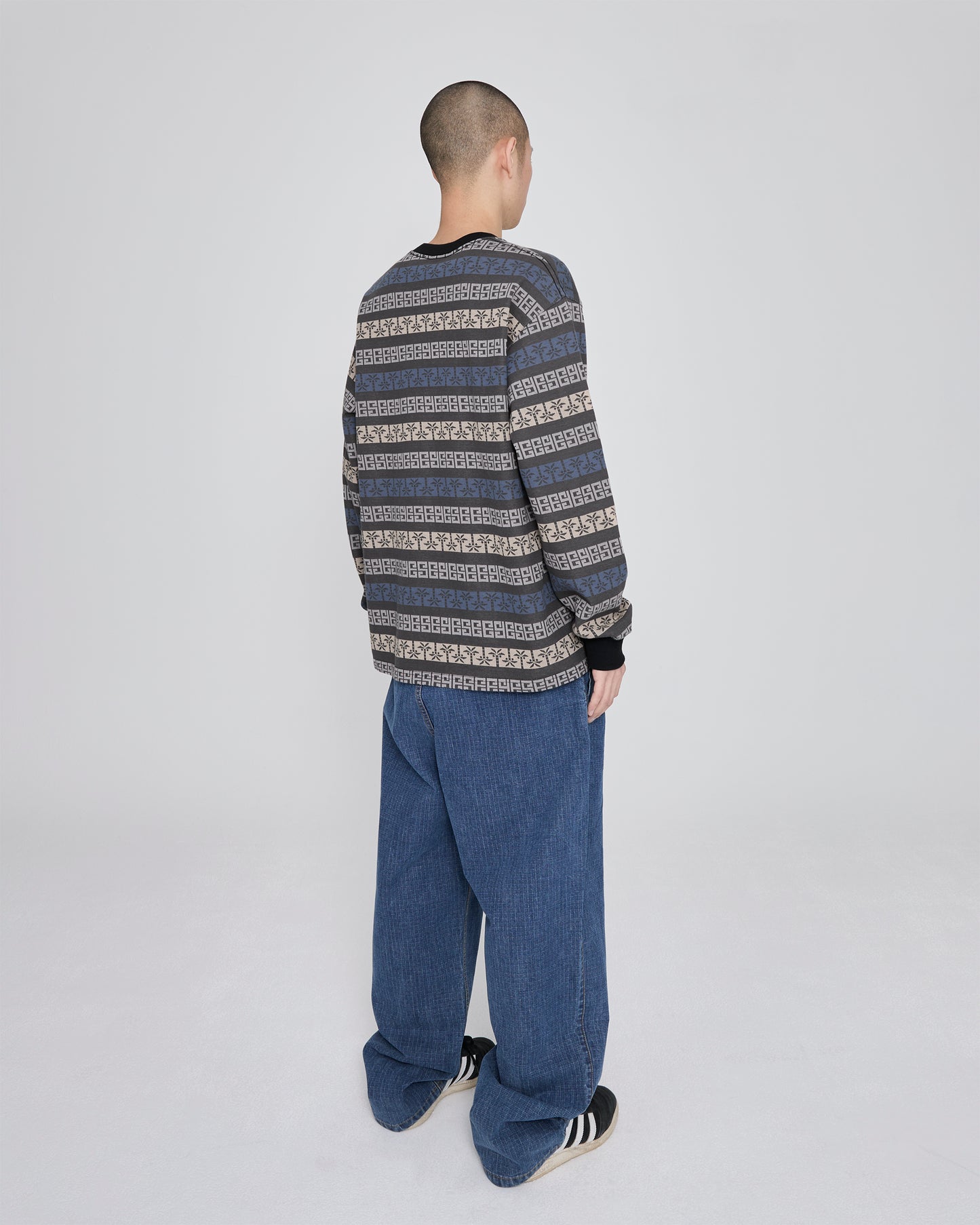 Y.E.S Palm Jacquard L/S