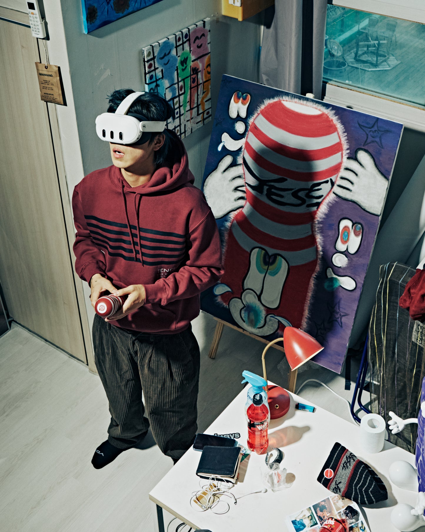 Tenga x Y.E.S Stripe Hoodie