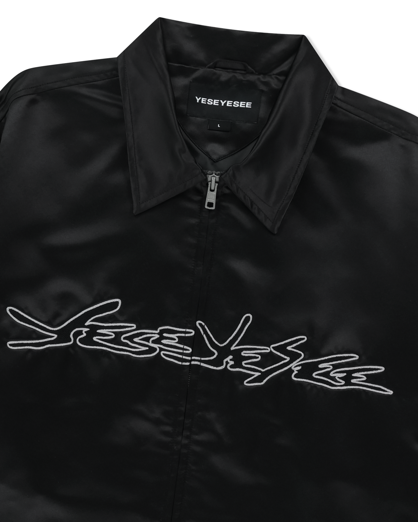 Chain Stitch Logo Coach Jacket