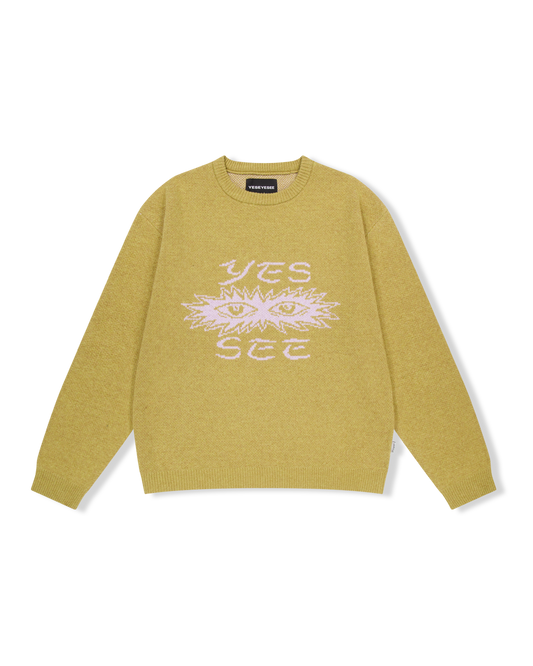 Eye Knit Pullover Sweater