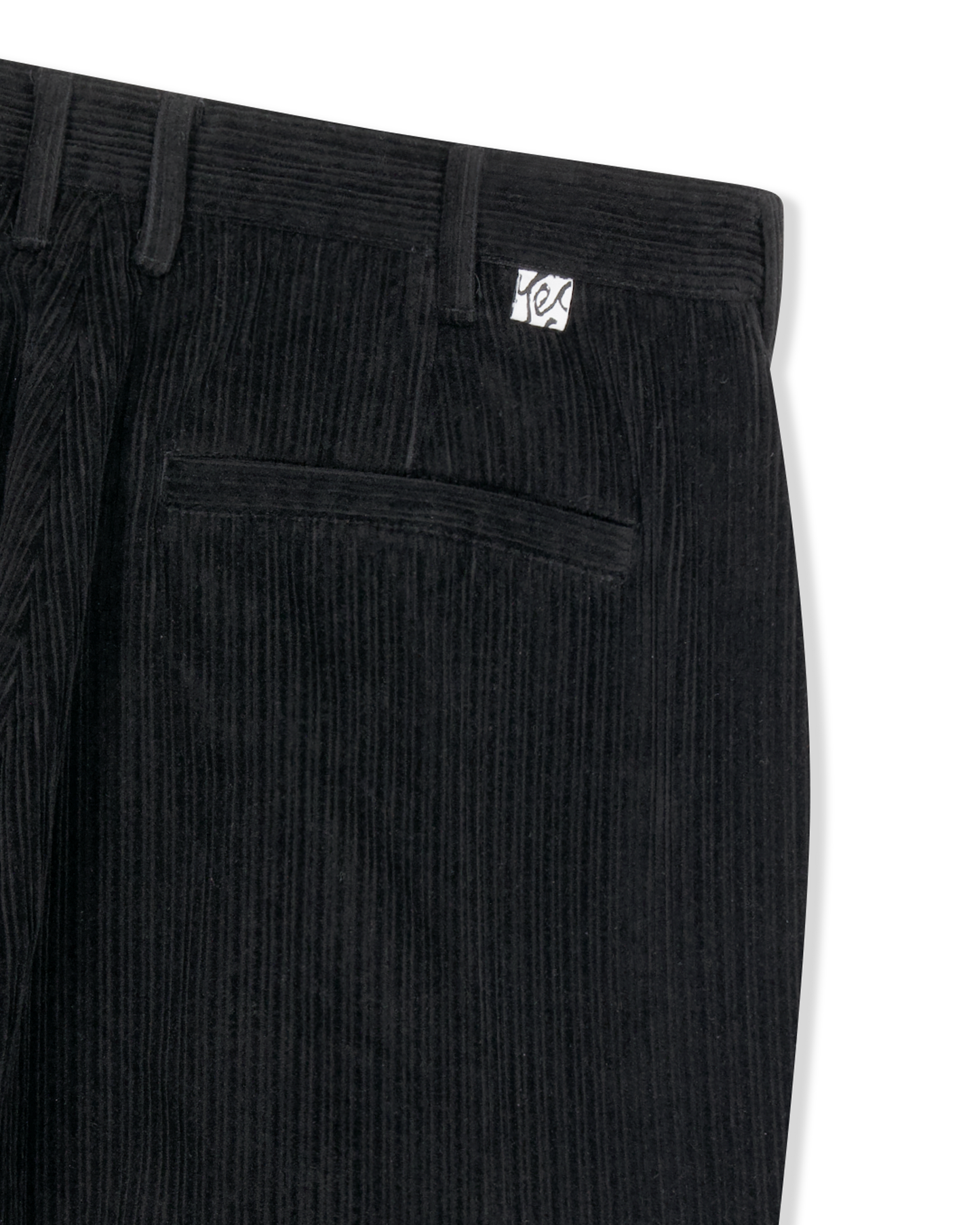 Cord Tucked Pants
