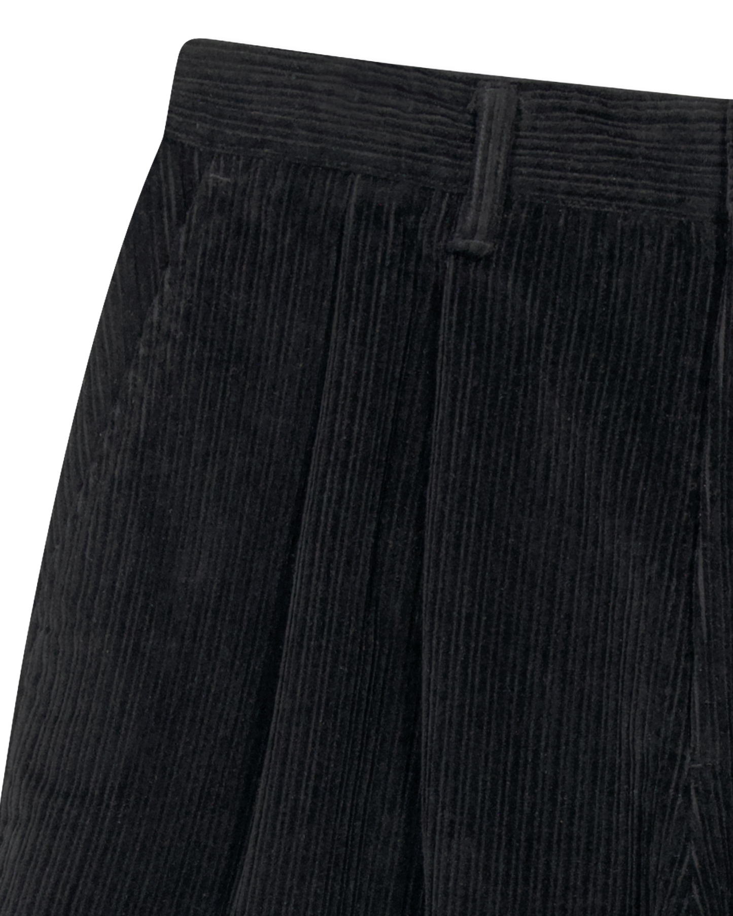 Cord Tucked Pants