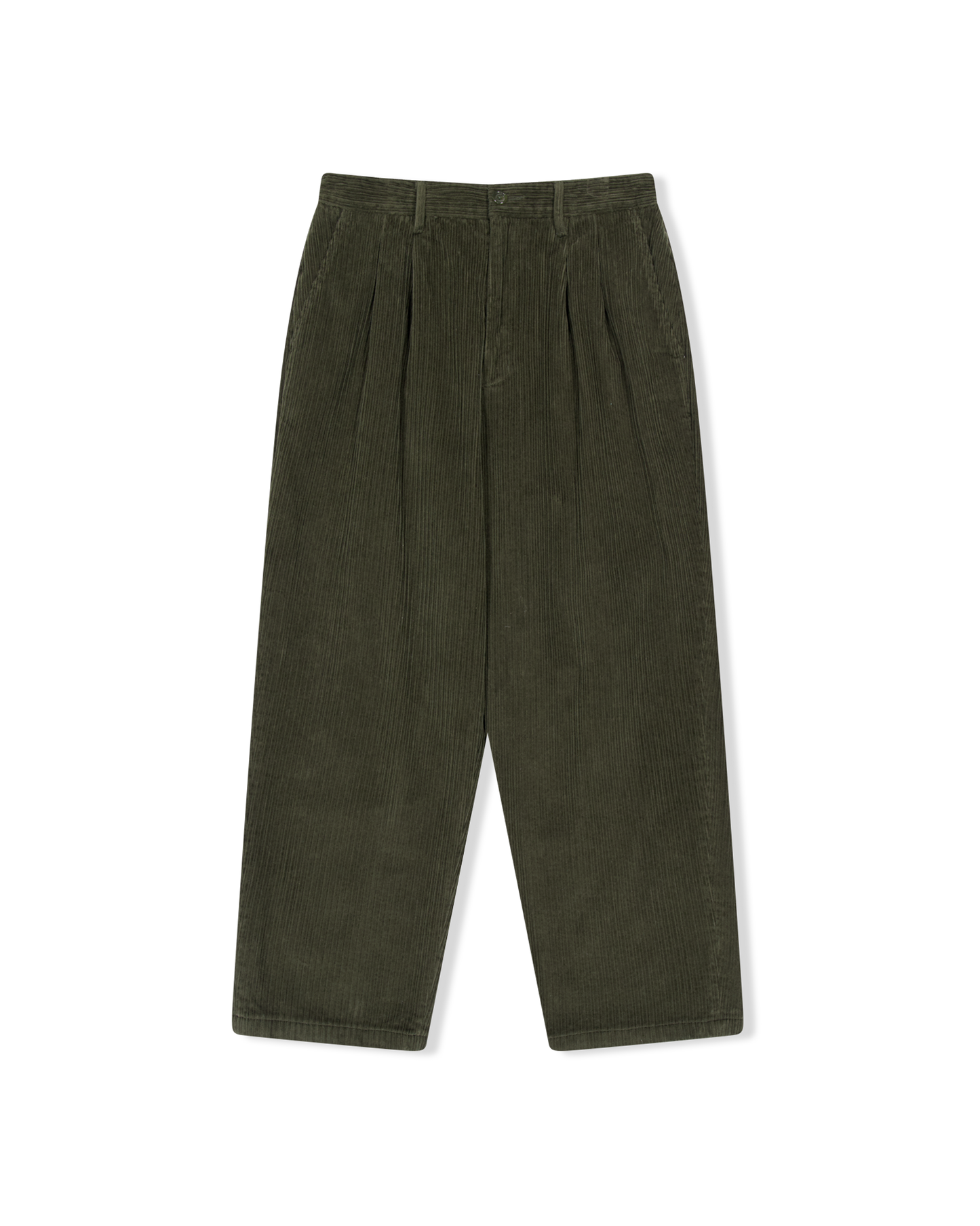 Cord Tucked Pants