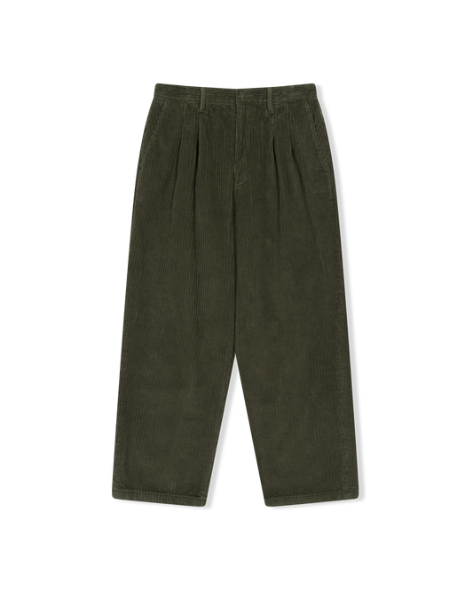 Cord Tucked Pants