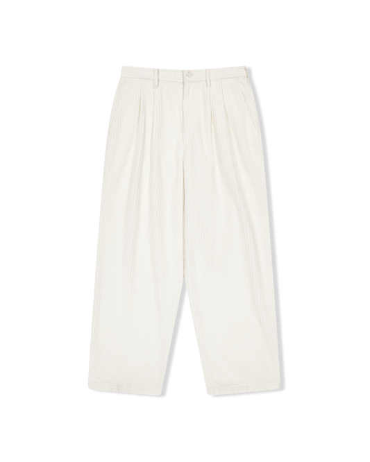 Cord Tucked Pants